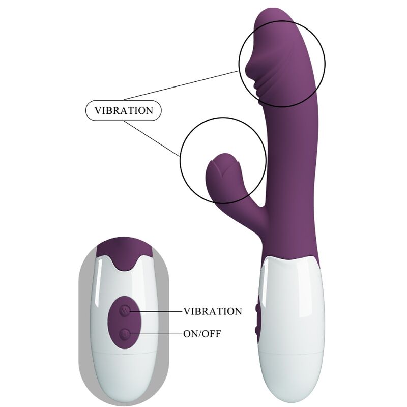 PRETTY LOVE - SNAPPY G-SPOT VIBRATOR PURPLE - Amore24