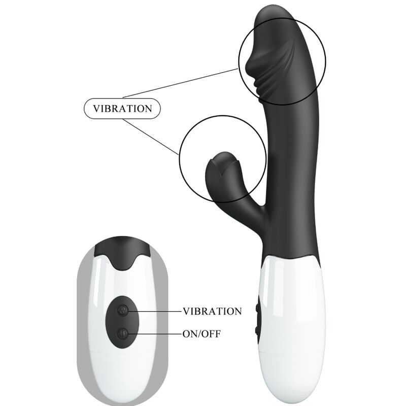 PRETTY LOVE - SNAPPY G-SPOT VIBRATOR BLACK - Amore24