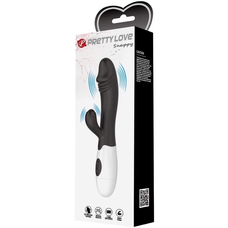 PRETTY LOVE - SNAPPY G-SPOT VIBRATOR BLACK - Amore24