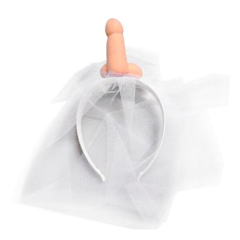 DIABLO PICANTE - WHITE BRIDAL VEIL WITH PENIS - Amore24