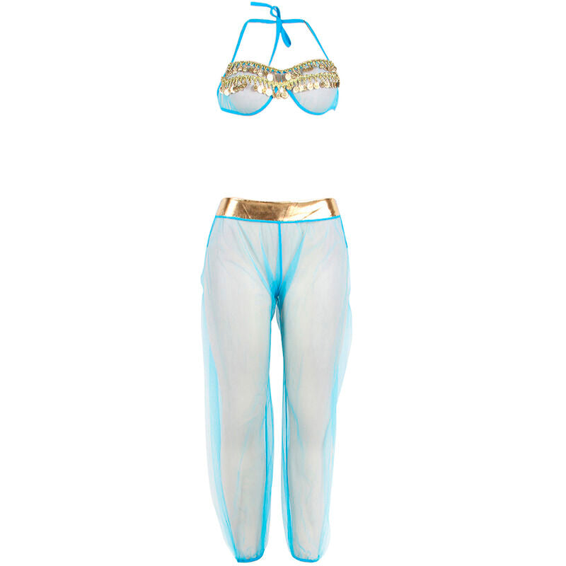 SUBBLIME - INDIA STYLE BLUE LINGERIE SET L/XL - Amore24