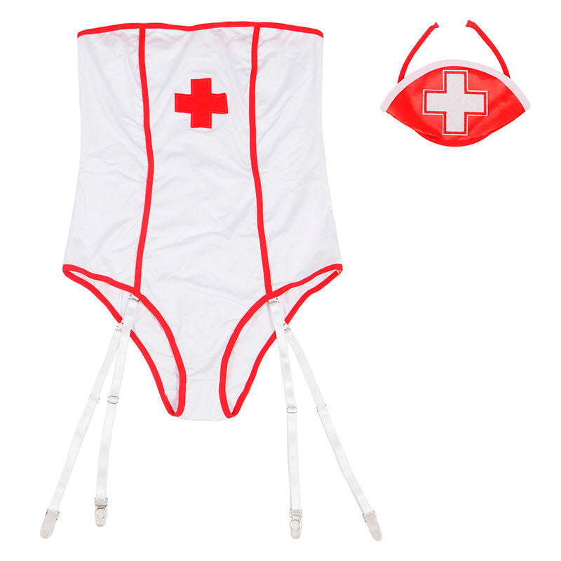 SUBBLIME - SEXY NURSE COSTUME WITH TEDDY L/XL - Amore24