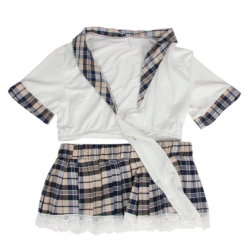 SUBBLIME - SEXY SCHOOLGIRL COSTUME TOP AND SKIRT L/XL - Amore24