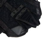 SUBBLIME - TEDDY WITH GARTER STRAP DETAIL CHEST BLACK L/XL - Amore24