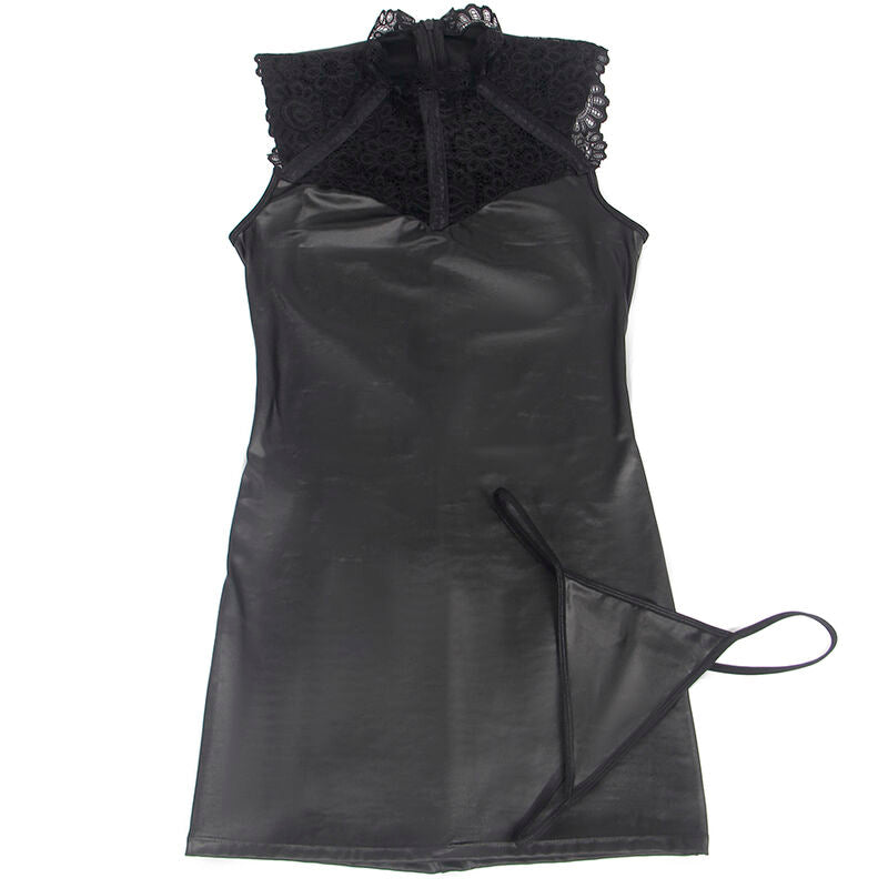 SUBBLIME - SEXY LEATHER DRESS L/XL - Amore24