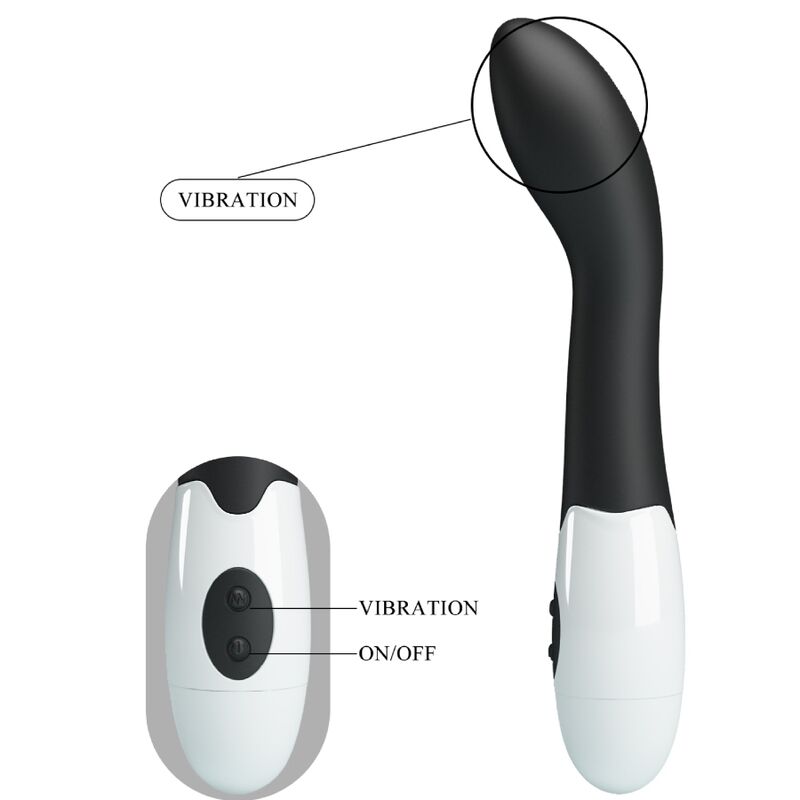 PRETTY LOVE - BISHOP G-SPOT VIBRATOR 30 MODES BLACK - Amore24