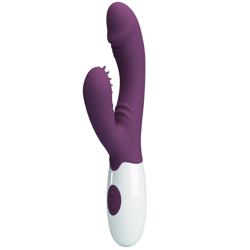 PRETTY LOVE - ANDRE RABBIT VIBRATOR & G-POINT STIMULATOR PURPLE - Amore24
