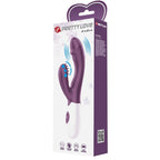 PRETTY LOVE - ANDRE RABBIT VIBRATOR & G-POINT STIMULATOR PURPLE - Amore24