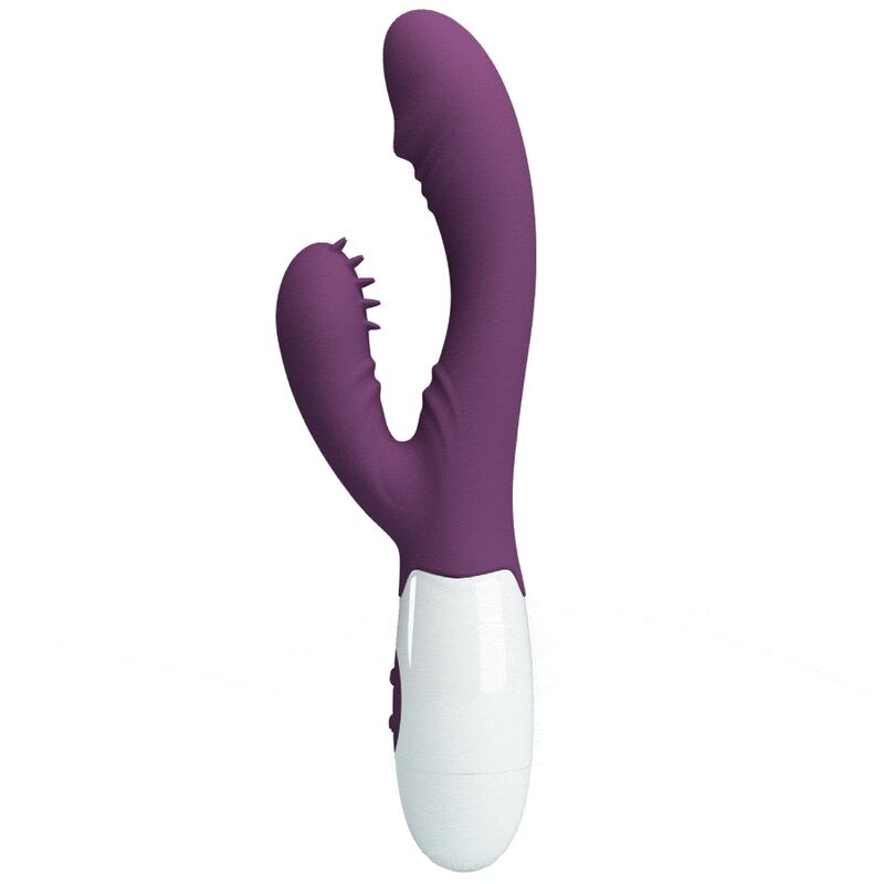 PRETTY LOVE - ANDRE RABBIT VIBRATOR & G-POINT STIMULATOR PURPLE - Amore24