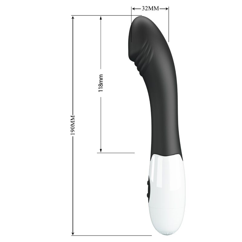 PRETTY LOVE - ELEMENTAL G-SPOT VIBRATOR 30 MODES BLACK - Amore24