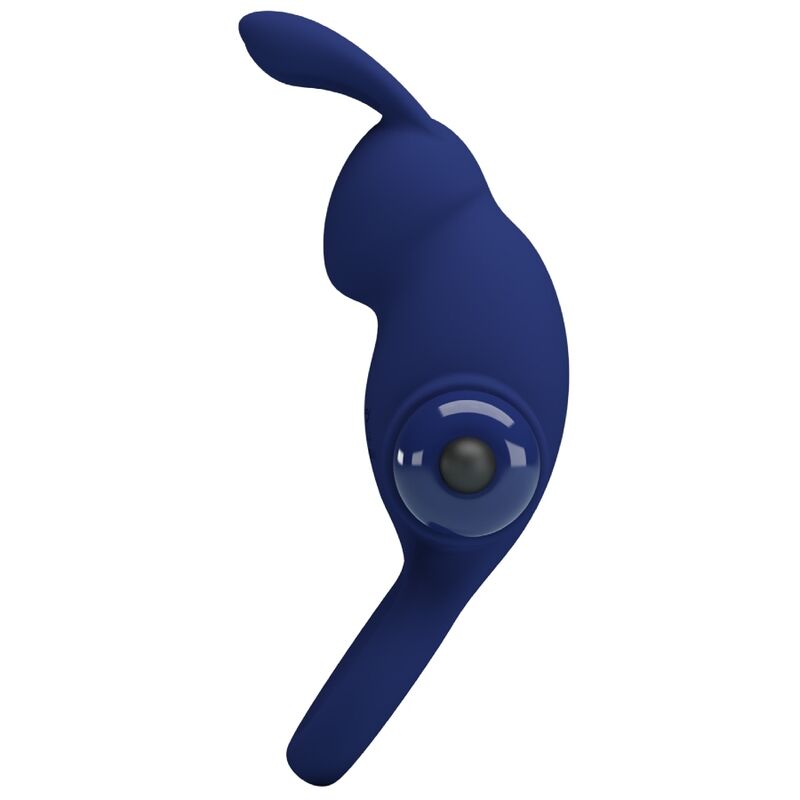 PRETTY LOVE - JIRO RABBIT RING WITH VIBRATION BLUE - Amore24