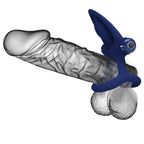 PRETTY LOVE - MAT DOUBLE RING WITH VIBRATION & STIMULATOR BLUE - Amore24