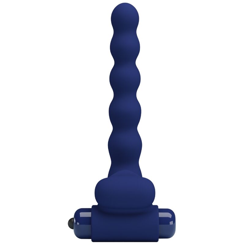 PRETTY LOVE - AJMAL VIBRATING RING WITH PLUG BLUE - Amore24