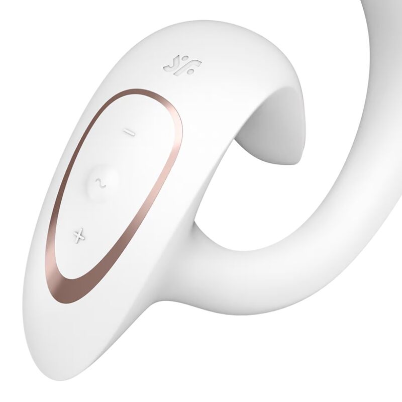 SATISFYER - G FOR GODDESS 1 RABBIT VIBRATOR WHITE - Amore24