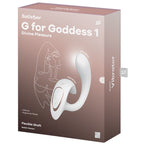 SATISFYER - G FOR GODDESS 1 RABBIT VIBRATOR WHITE - Amore24