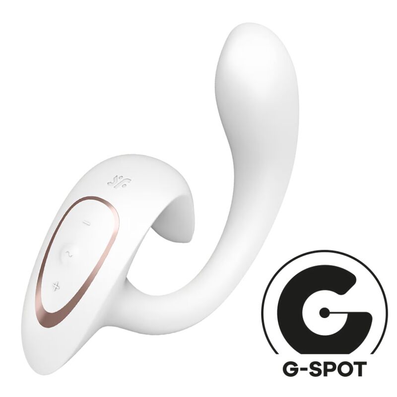 SATISFYER - G FOR GODDESS 1 RABBIT VIBRATOR WHITE - Amore24