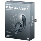 SATISFYER - G FOR GODDESS 1 RABBIT VIBRATOR DARK GRAY - Amore24