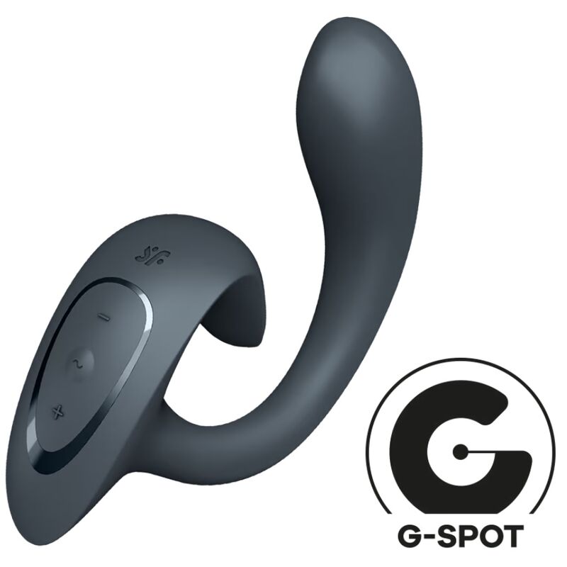 SATISFYER - G FOR GODDESS 1 RABBIT VIBRATOR DARK GRAY - Amore24