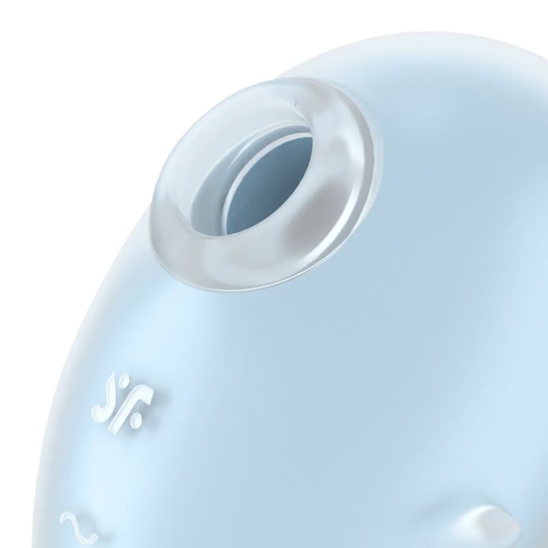 SATISFYER - CUTIE GHOST LAY-ON VIBRATOR LIGHT BLUE - Amore24