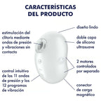 SATISFYER - CUTIE GHOST LAY-ON VIBRATOR WHITE - Amore24