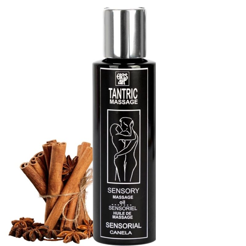 EROS-ART - NATURAL TANTRIC MASSAGE OIL AND APHRODISIAC CINNAMON 100 ML - Amore24