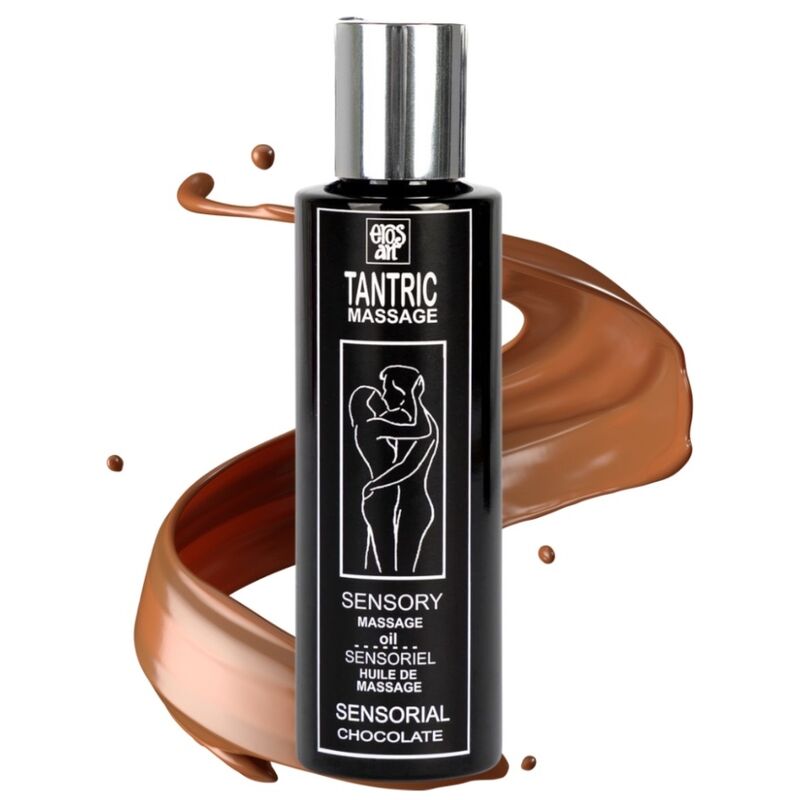 EROS-ART - NATURAL TANTRIC MASSAGE OIL AND CHOCOLATE APHRODISIAC 100 ML - Amore24