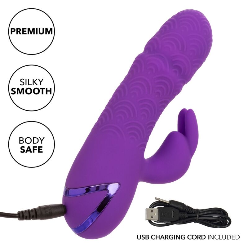 CALEXOTICS - MANHATTAN BEACH MARVEL VIBRATOR RABBIT PURPLE BY CALIFORNIA DREAMING - Amore24