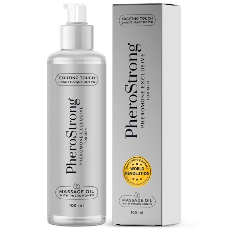 PHEROSTRONG - MASSAGE OIL EXCLUSIVE FOR MEN 100 ML - Amore24