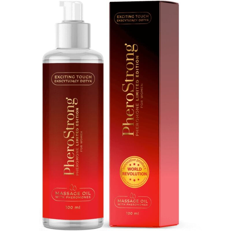 PHEROSTRONG - MASSAGE OIL LIMITED EDITION FOR WOMEN 100 ML - Amore24