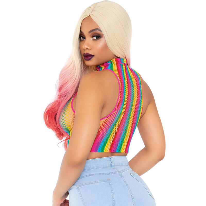 LEG AVENUE - MULTICOLOR NET TOP - Amore24