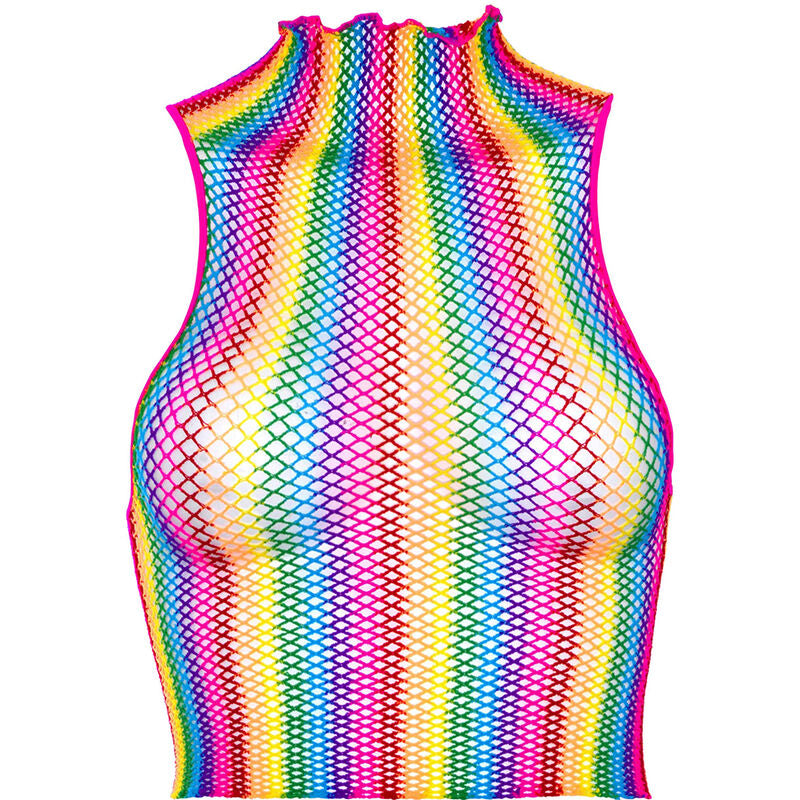 LEG AVENUE - MULTICOLOR NET TOP - Amore24