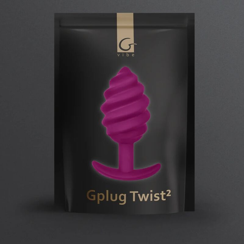 G-VIBE - GPLUG TWIST 2 PURPLE ANAL PLUG - Amore24