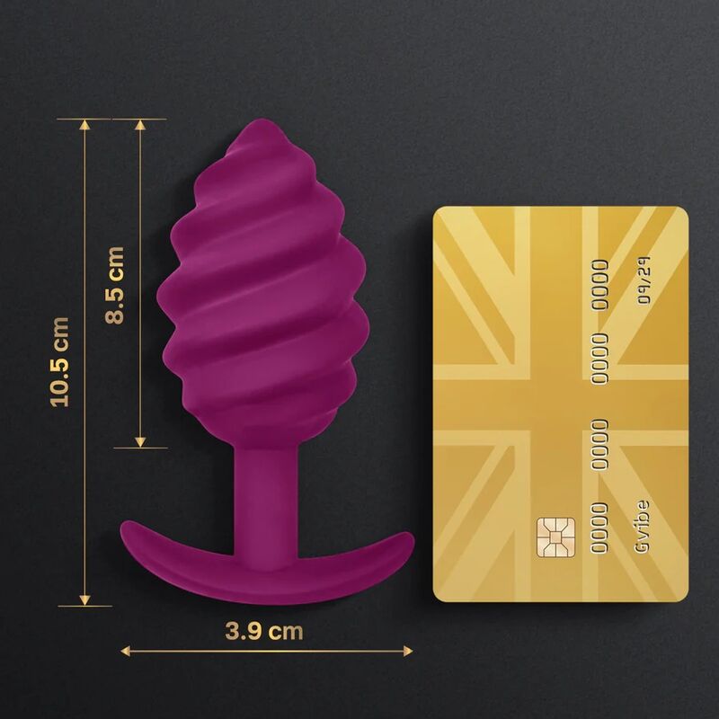 G-VIBE - GPLUG TWIST 2 PURPLE ANAL PLUG - Amore24