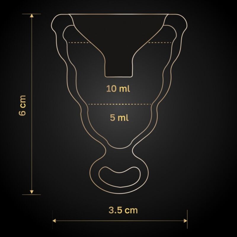 G-VIBE - GCUP BLACK MENSTRUAL CUP - Amore24