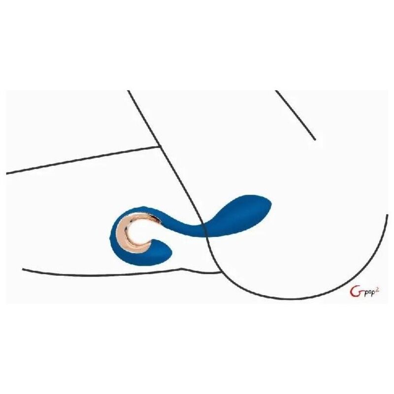 G-VIBE - GPOP 2 G AND P POINT VIBRATOR INDIGO BLUE - Amore24