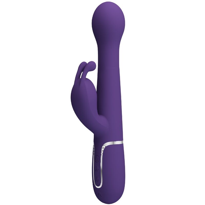PRETTY LOVE - DEJON RABBIT VIBRATOR 3 IN 1 MULTIFUNCTION PURPLE - Amore24