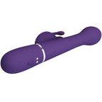 PRETTY LOVE - DEJON RABBIT VIBRATOR 3 IN 1 MULTIFUNCTION PURPLE - Amore24