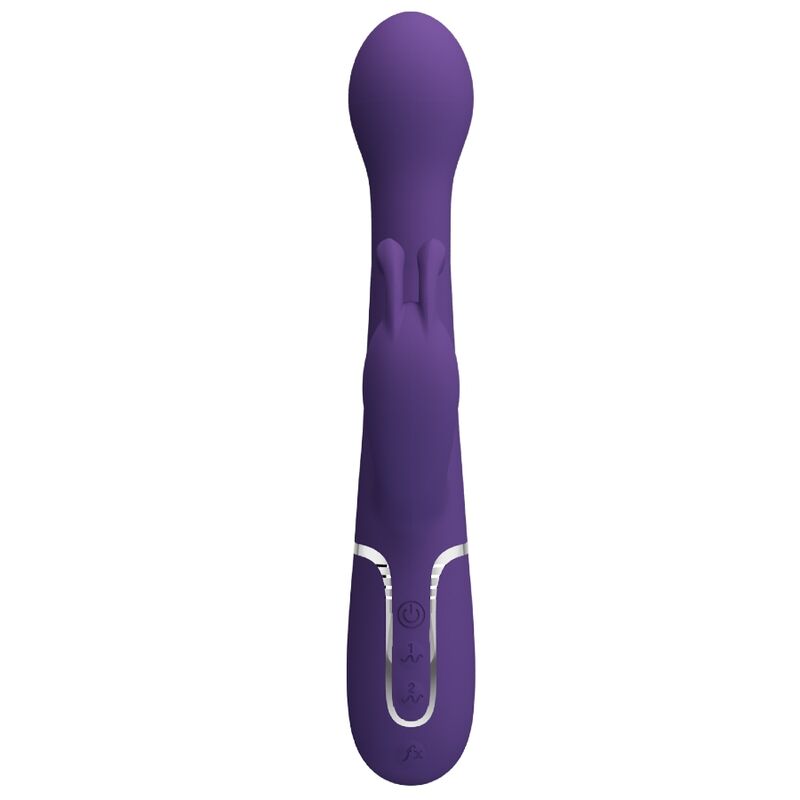 PRETTY LOVE - DEJON RABBIT VIBRATOR 3 IN 1 MULTIFUNCTION PURPLE - Amore24