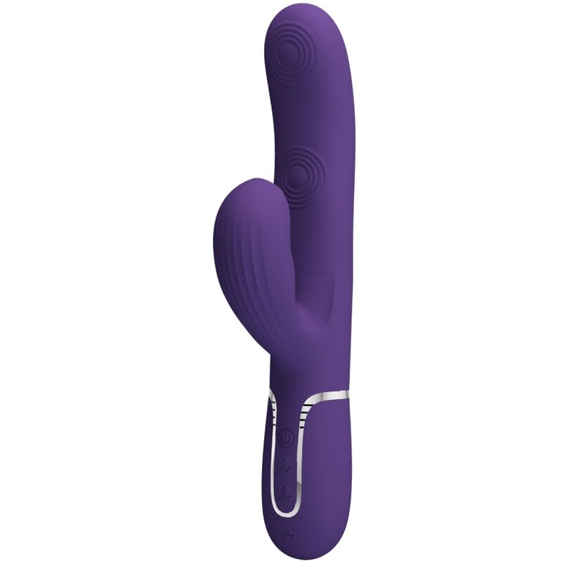 PRETTY LOVE - PERLITA G-SPOT VIBRATOR 3 IN 1 MULTIFUNCTION PURPLE - Amore24