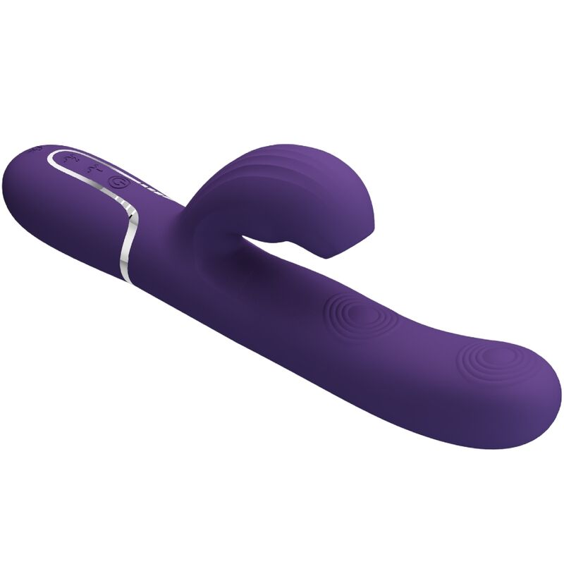 PRETTY LOVE - PERLITA G-SPOT VIBRATOR 3 IN 1 MULTIFUNCTION PURPLE - Amore24