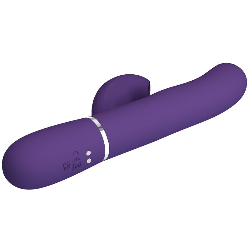 PRETTY LOVE - PERLITA G-SPOT VIBRATOR 3 IN 1 MULTIFUNCTION PURPLE - Amore24