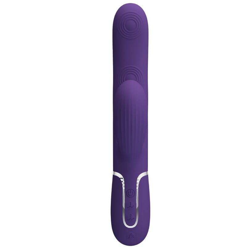PRETTY LOVE - PERLITA G-SPOT VIBRATOR 3 IN 1 MULTIFUNCTION PURPLE - Amore24