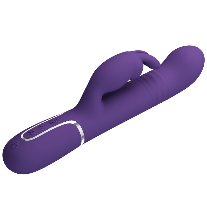 PRETTY LOVE - COALE RABBIT VIBRATOR 4 IN 1 PURPLE - Amore24