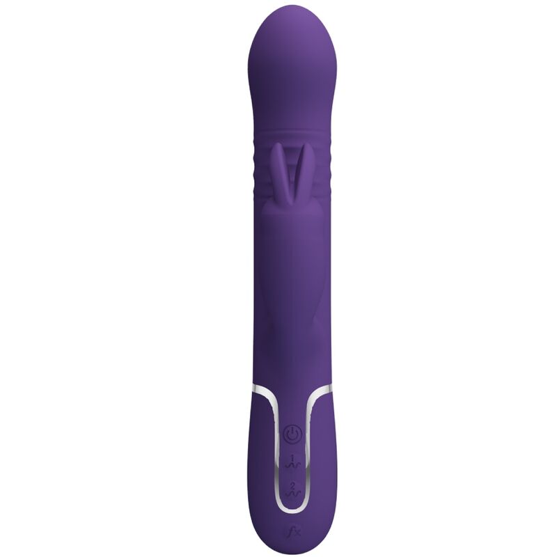 PRETTY LOVE - COALE RABBIT VIBRATOR 4 IN 1 PURPLE - Amore24