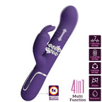 PRETTY LOVE - COALE RABBIT VIBRATOR 4 IN 1 PURPLE - Amore24