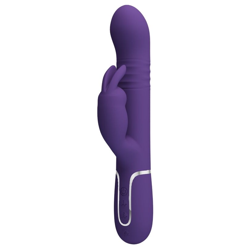 PRETTY LOVE - COALE RABBIT VIBRATOR 4 IN 1 PURPLE - Amore24