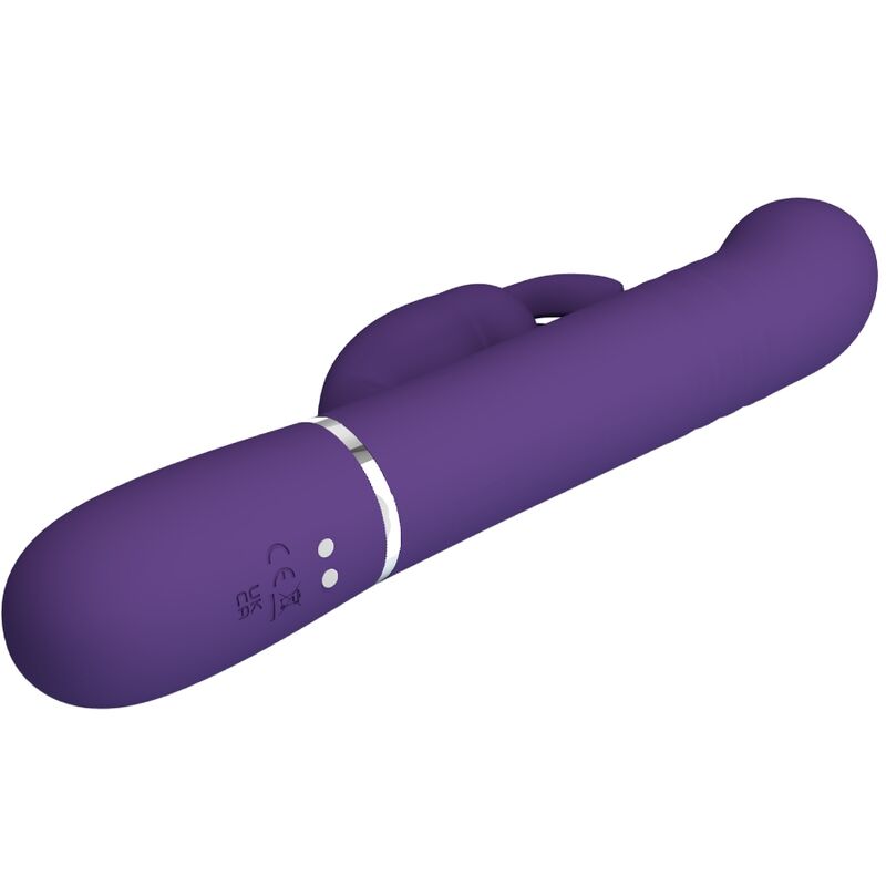 PRETTY LOVE - COALE RABBIT VIBRATOR 4 IN 1 PURPLE - Amore24