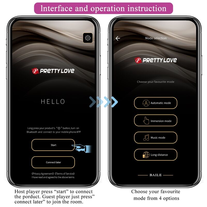 PRETTY LOVE - HECTOR ELECTROSHOCK VIBRATOR FREE APP VIOLET - Amore24