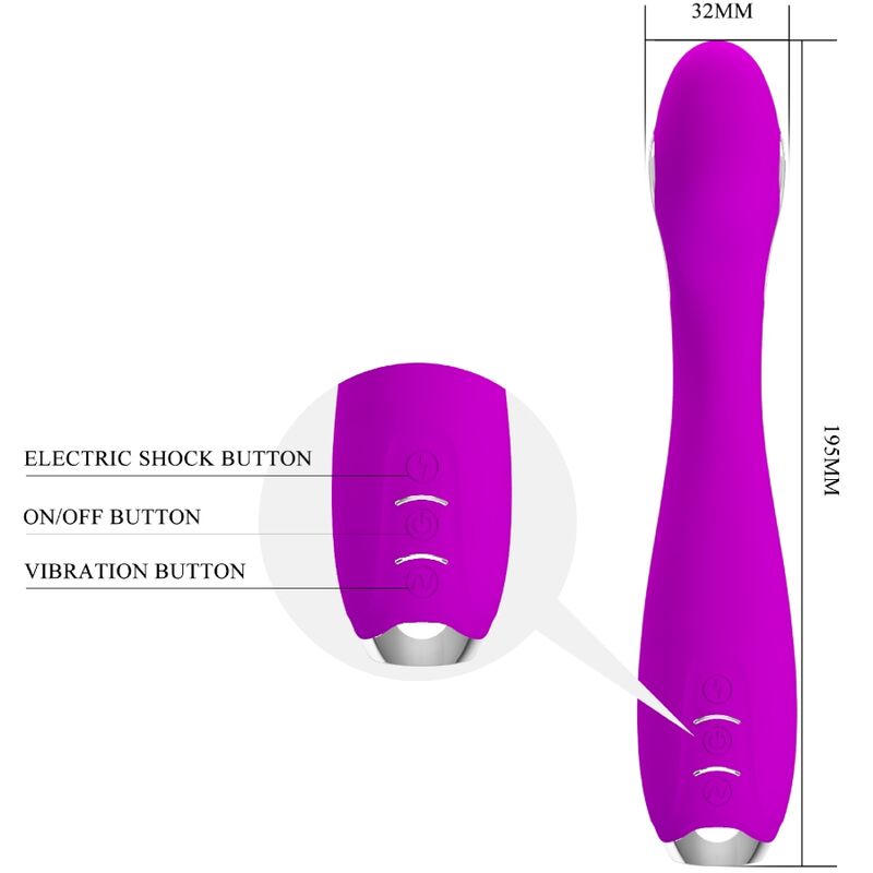 PRETTY LOVE - HECTOR ELECTROSHOCK VIBRATOR FREE APP VIOLET - Amore24