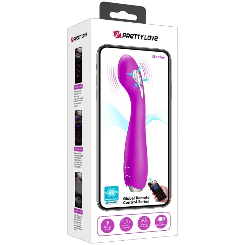 PRETTY LOVE - HECTOR ELECTROSHOCK VIBRATOR FREE APP VIOLET - Amore24
